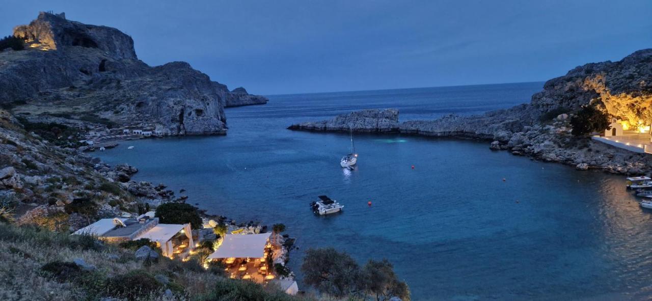 Lindos Luxury Belfry Apartment Dış mekan fotoğraf